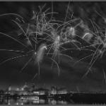 2018 Mantova Fuochi d'artificio sul lago bn (1)