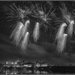 2018 Mantova Fuochi d'artificio sul lago bn (7)